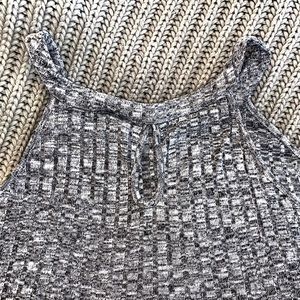 Gray Stiched Halter Top